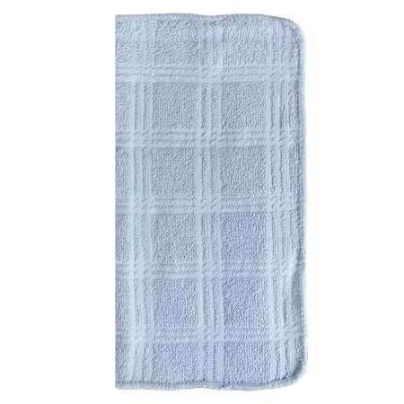 Ritz Concepts Dish Cloth 100% Cotton Terry Solid Smoke Blue, PK12 20349